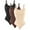 3 pcs: Black-Coffee-Beige, variant on MANIFIQUE 3 Packs Women's Shapewear Bodysuit Tummy Control Body Shaper Waist Snatching Body Suit Thong