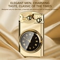 thumbnail image 3 of Cool Lighter with Clock Dial Electric Lighter with LED Power Display Plasma Lighter Windproof USB Rechargeable Lighter Gifts for Men Women, 3 of 4