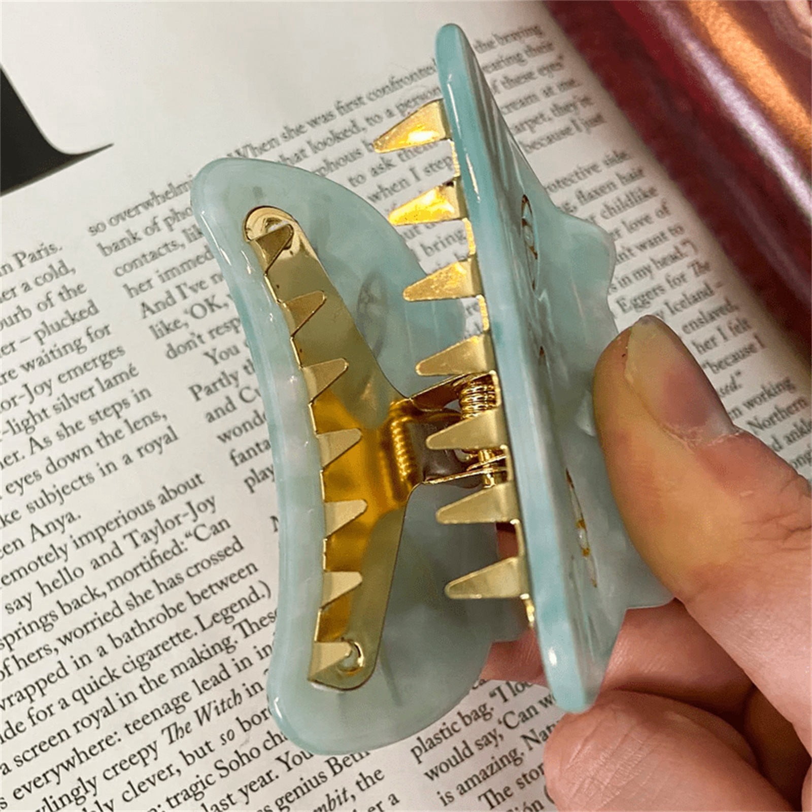 Metal Snap Hair Clips Large Hair Curl Clips for Sleeping Headband Clip French Barrette Hair Bows for Girls Hair Clips for Women Medium with Figures Hook And Pin Barrette Headbands That Tie in The Back