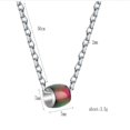 thumbnail image 4 of Collar con colgante de detección de temperatura Collar de de ánimo lindo de joyería romántica creativa Adorno que cambia color para jinwen collar colgante, 4 of 5