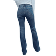 thumbnail image 2 of Ediodpoh Casual Stretch Denim Flared Bootcut Jeans Soft Fabric Womens Pants Comfortable for Everyday Wear Blue L, 2 of 7
