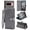 Gray, variant on CaseArtistry New Phone Case for Google Pixel 10 / 10 Pro Crossbody Premium Leather Flip Kickstand Zipper Card Slot Wallet Cover With Strap+Lanyard,Purple