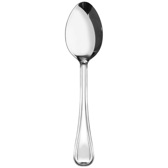 Excellante Stainless steel 10-1/2" solid luxor spoon, comes in each