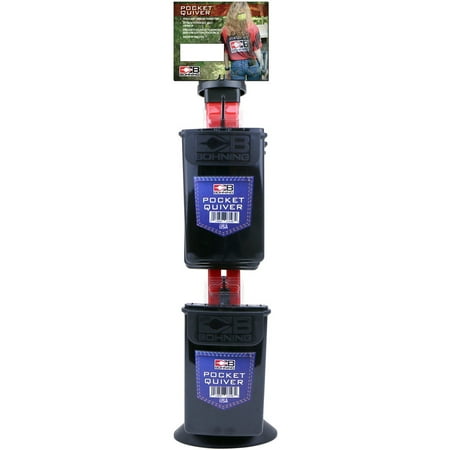 Bohning 201035BK-12SF Pocket Quiver 12-Pack Counter Display