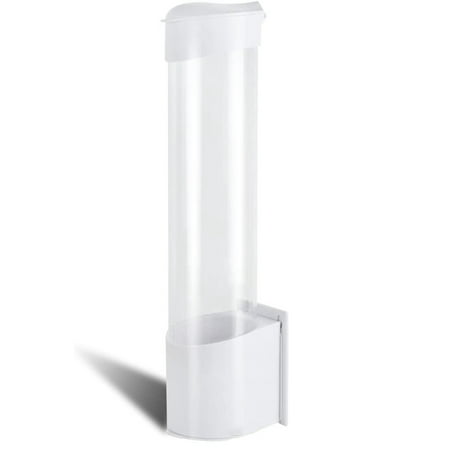 

Cup Dispenser Cup Holder Fits 3Oz - 7Oz Flat Bottom or Cone Cups Water Cups Dispenser Wall Mounted Bathroom