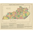 thumbnail image 3 of Carey 14x12 Black Modern Framed Museum Art Print Titled - Kentucky - Carey 1822, 3 of 5