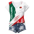thumbnail image 4 of Soccer Cup 2026 T Shirts for Women World Soccer Fans Short Sleeve V Neck Graphic Print Sport Tee, 4 of 4