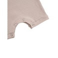 thumbnail image 6 of Qiylii Baby Summer Rompers, Unisex Rainbow Print Ribbed Sleeveless Jumpsuits, 6 of 7
