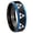 Black And Blue Step Edge, variant on Multiple Zelda Triforce Concave Black Tungsten Men Ring 10MM