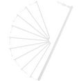 thumbnail image 3 of YEAHIBABY Convenient White PVC Pinwheel Rods for Decor, Good Texture and Details, 10Pcs, 3 of 10