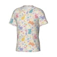 thumbnail image 3 of Rocae Flower Color Rabbit for Men's Moisture-Wicking Crew Tee - T-Shirt for Sports, Outdoor Activities, and Casual WearXX-Large, 3 of 9