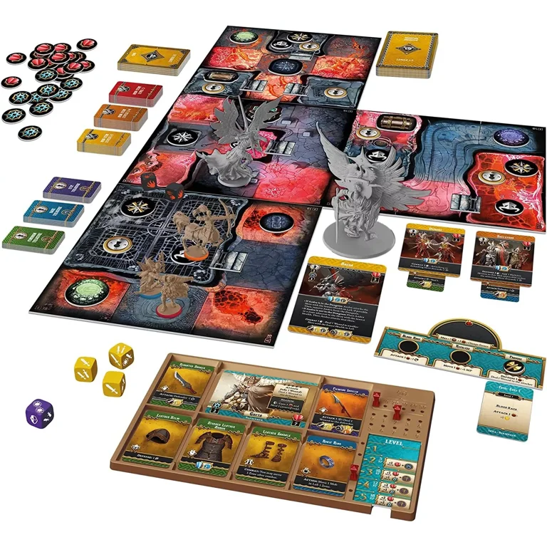 Massive Darkness 2: Hellscape Cooperative Board Game for Ages 14
