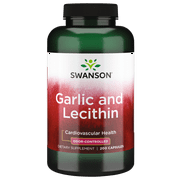 Swanson Garlic with Lecithin 200 Capsules