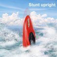 thumbnail image 4 of TIMIFIS Remote Control Ship 2.4G Mini Remote Control Stunt Boats Dazzling Lights 360° Rotating Rc Speedboat Summer Children's Water Toys Education, 4 of 9