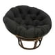 thumbnail image 2 of Cojín redondo multifuncional para silla colgante perfecl 40 cm negro, 2 of 8