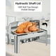 thumbnail image 5 of Juego de buffet con bandeja visible de 9 cuartos, calentador de alimentos de acero inoxidable con tapa enrollable, servidor comercial para catering, bandeja tamaño completo, 5 of 7