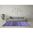 thumbnail image 3 of Ahgly Company Indoor Rectangle Oriental Blue Traditional Area Rugs, 3' x 5', 3 of 4