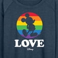 thumbnail image 3 of Disney - Love Mickey Pride - Women's Lightweight French Terry Long Sleeve Shirt, 3 of 5