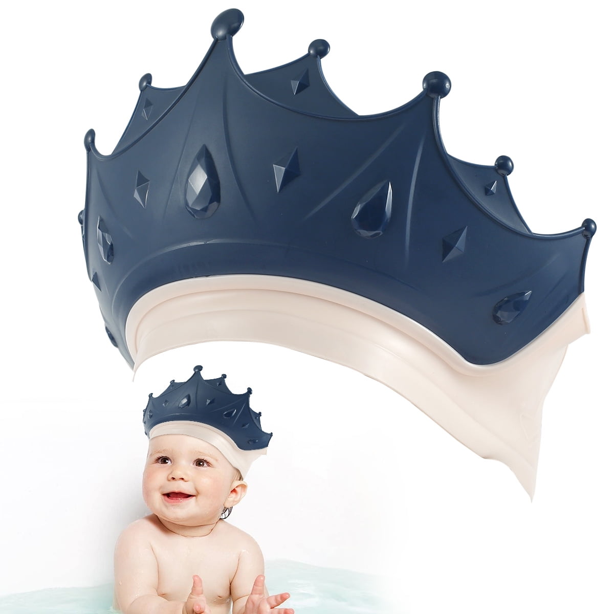 Baby Shower Cap Shield Adjustable Baby Shower Shampoo Cap Safe Children