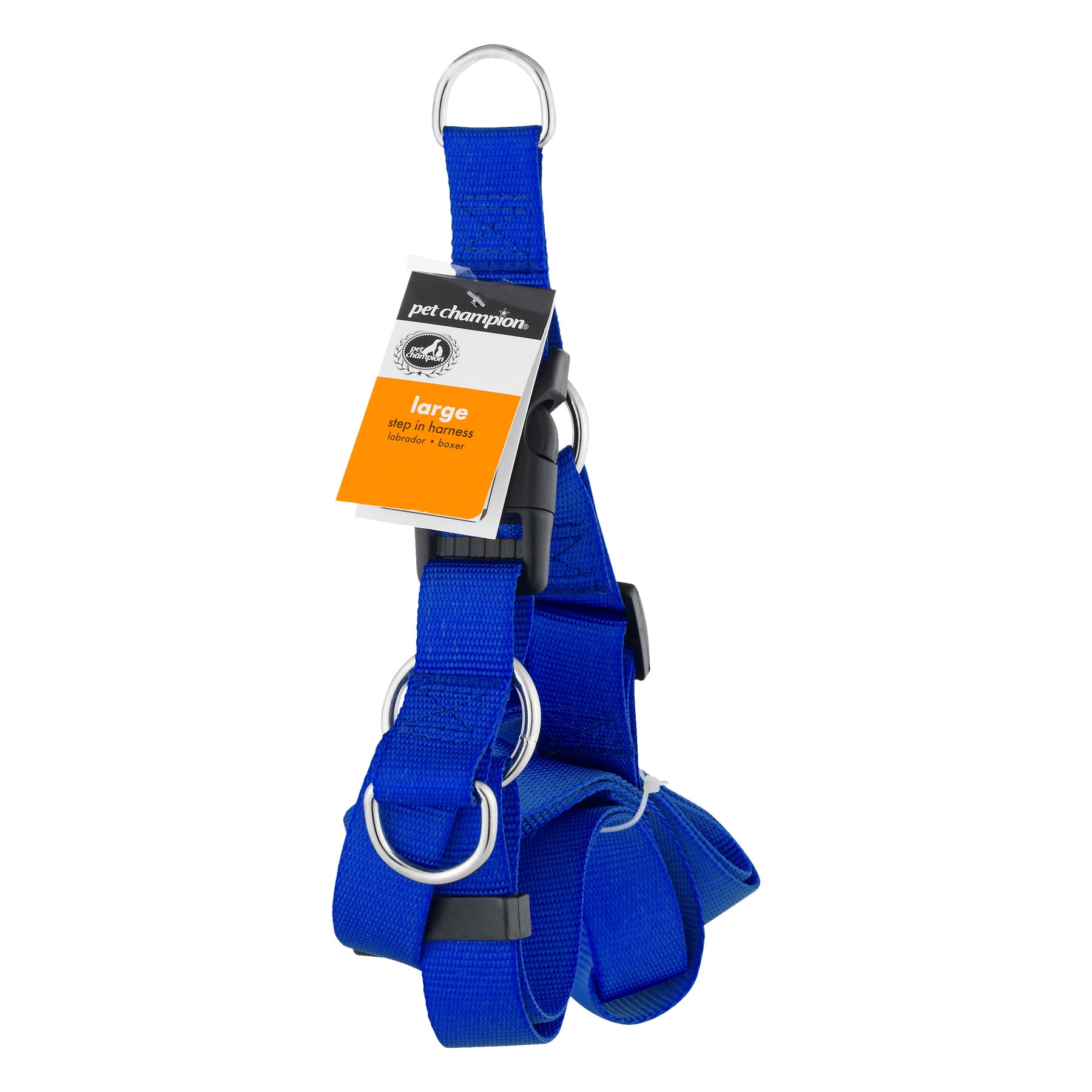 Pet Champion StepIn Pet Harness, Blue, (Large)