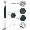 thumbnail image 3 of Bbq Candle Usb Lighter Length Adjustable Rechargeable Kitchen Windproof Cigarette Lighter Plasma Pulse Power Arc(silver), 3 of 4