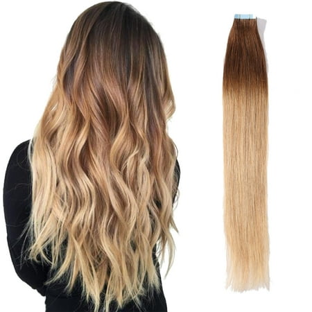 S Noilite 14 Colors Remy Tape In Hair Extensions Skin Weft Human