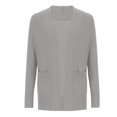 thumbnail image 5 of Dxzfnsa omen's Lightweight Button Down Cardigan Long Sleeve Casual Crew Neck Soft Knit Cardigans Sweater Tops Women Fall Clothes S-2XL, 5 of 7
