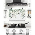 thumbnail image 5 of Christmas Pink Stove Top Covers for Electric Stove, 36'x21'' Snow-covered House Tree Winter Snowscape Glass Ceramic Stove Cover Foldable Rubber Mat Heat Resistant Cooktop Protector for Kitchen, 5 of 8