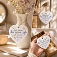 thumbnail image 4 of Heart Acrylic Ornament Keepsake Gift, Friendship Hanging Decor, Christmas Tree Birthday Thanksgiving Holiday Home Decor Pendant, Sentimental Gift For Best Friend, 4 of 7