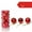 Red, variant on ESULOMP 24PCS 1.2in Christmas Ball Oranments Pendant, Xmas Christmas Tree Ball Hanging Decoration Bauble Hanging for Holiday Wedding Home Party Ornament Decor