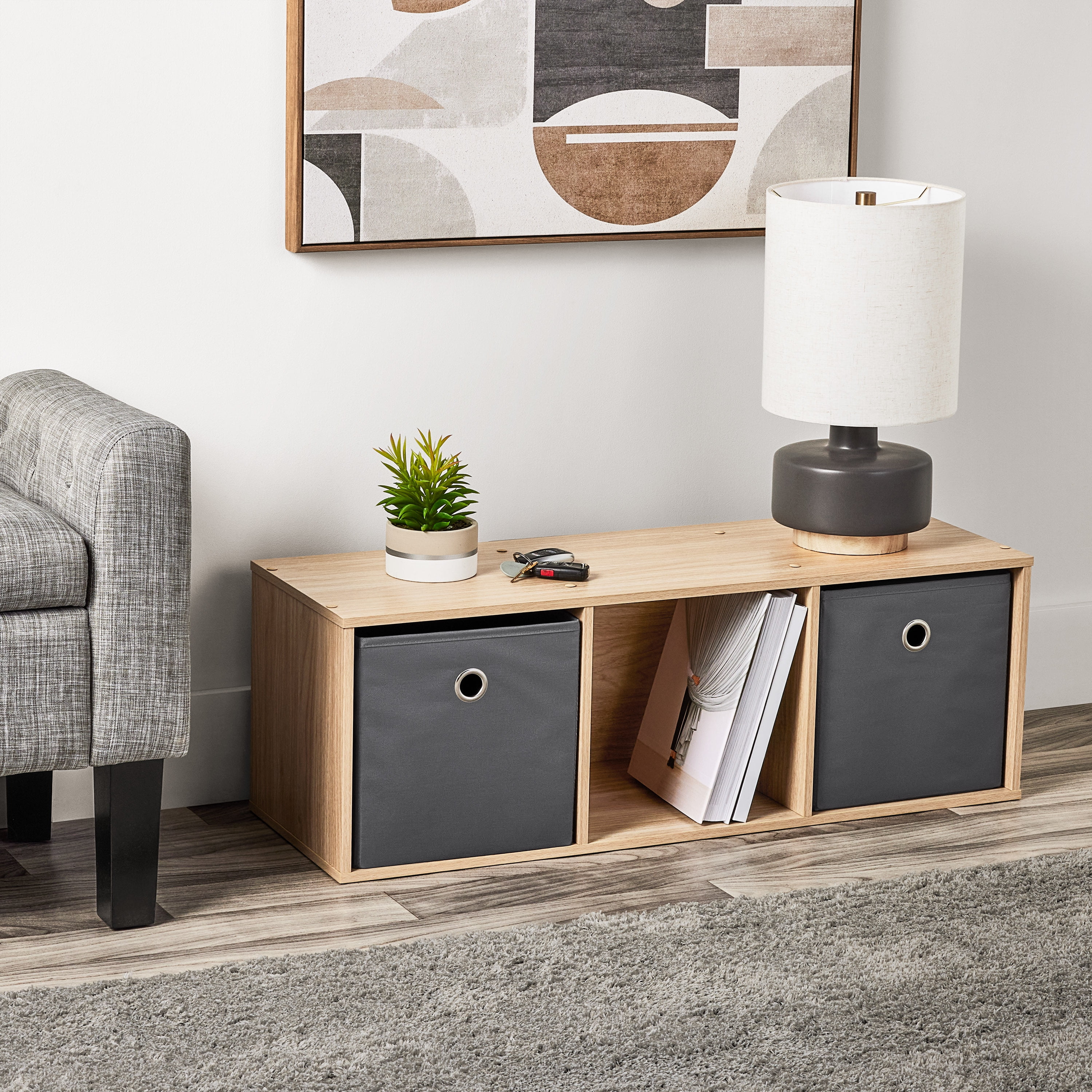 Mainstays 3 Cube Storage Organizer, Spring Pine - Walmart.com