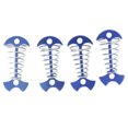 thumbnail image 4 of Tent Nails, 77mm Length Sturdy Non Slip  Tent Pegs Adjustable With Spring For Camping Blue, 4 of 8
