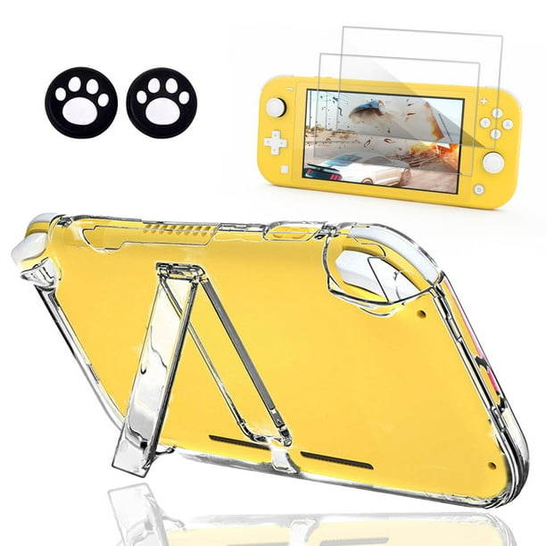 Clear Case For Nintendo Switch Lite With Kickstand Eeekit Protective Hard Case For Nintendo Switch Lite 19 Nintendo Switch Lite Accessories Upgrade Kit Included 2xscreen Protector For Lite Walmart Com