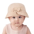 thumbnail image 3 of Posijego Baby Girls Sun Hat Cute Cotton Summer Soft Adjustable Size Outdoor Beach Hat for Toddler Girls, 3 of 4