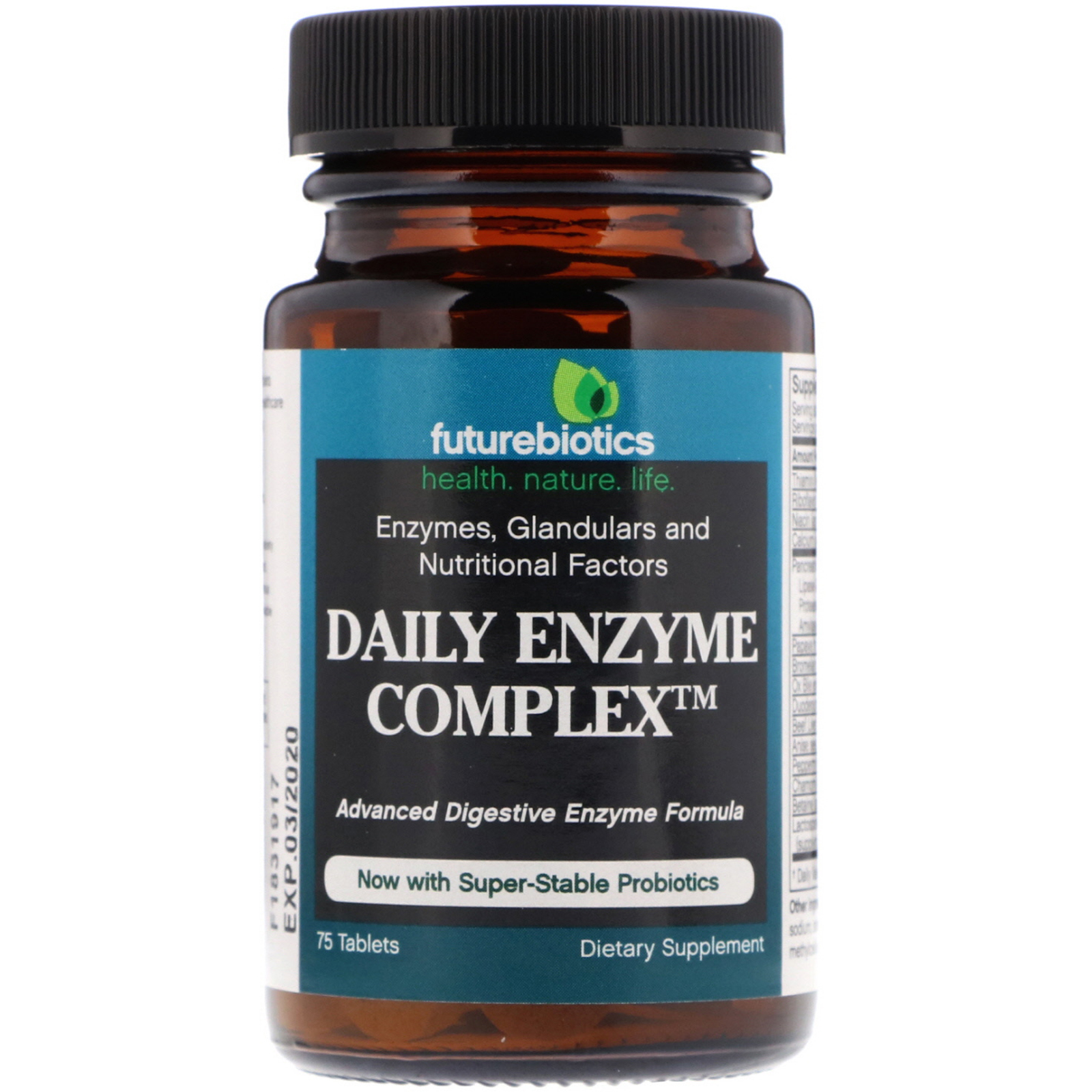 FutureBiotics Daily Enzyme Complex, 75 Tablets