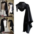 thumbnail image 3 of yingyy Cape Adulte Uniforme Cape Rétro Cape Femmes pour Halloween Noël Noir P, 3 of 6