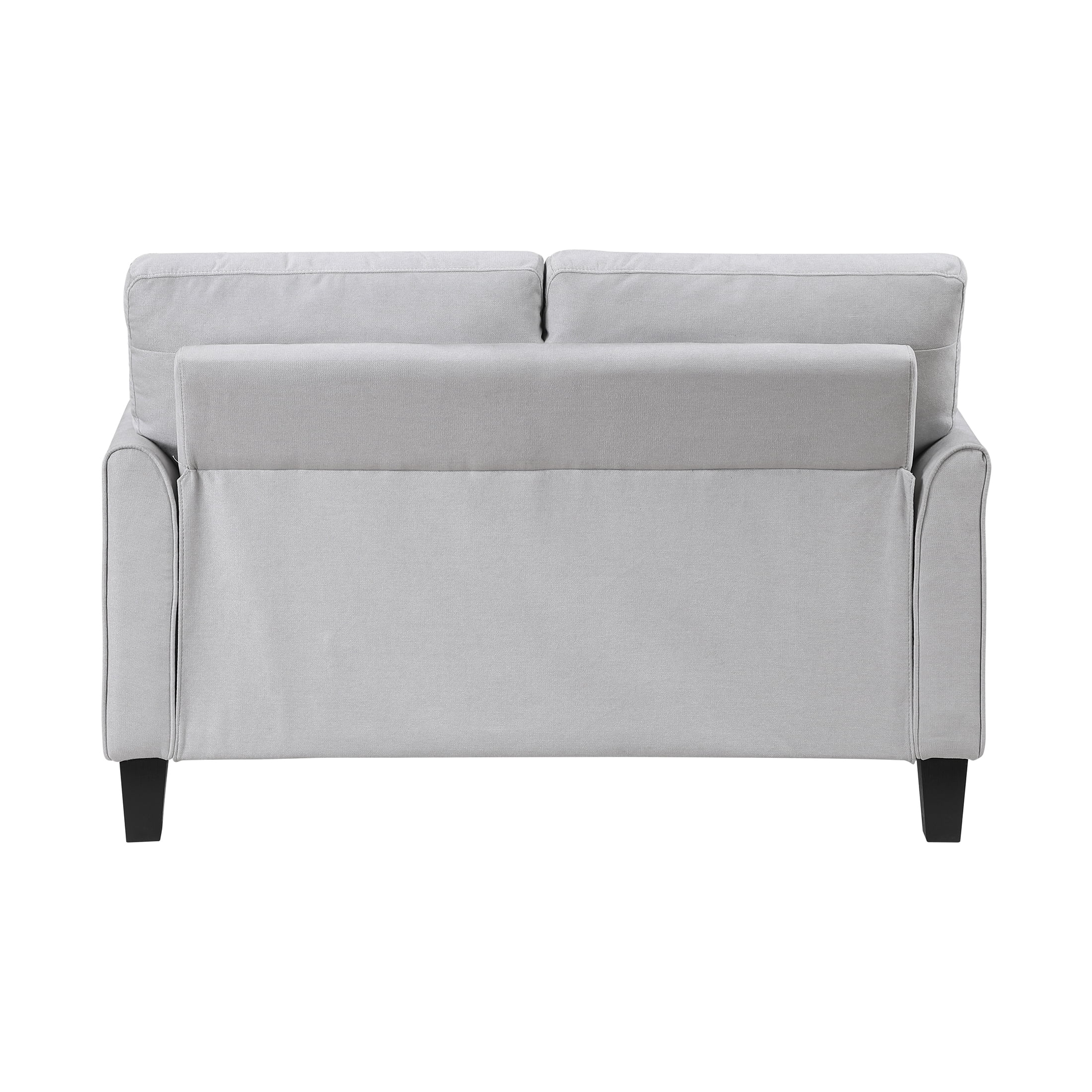 OakvillePark Islewyn Textured Fabric Loveseat, Gray