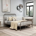 thumbnail image 3 of AUFANK Vintage Full Platform Metal Bed Frame, Heavy Duty, Brown, 3 of 3