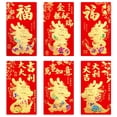 thumbnail image 1 of Chinese Red Envelopes 2024 New Year Dragon Red Envelopes Money Envelopes Red Packet Hong Bao For Spring Festival 6pcs, 1 of 5
