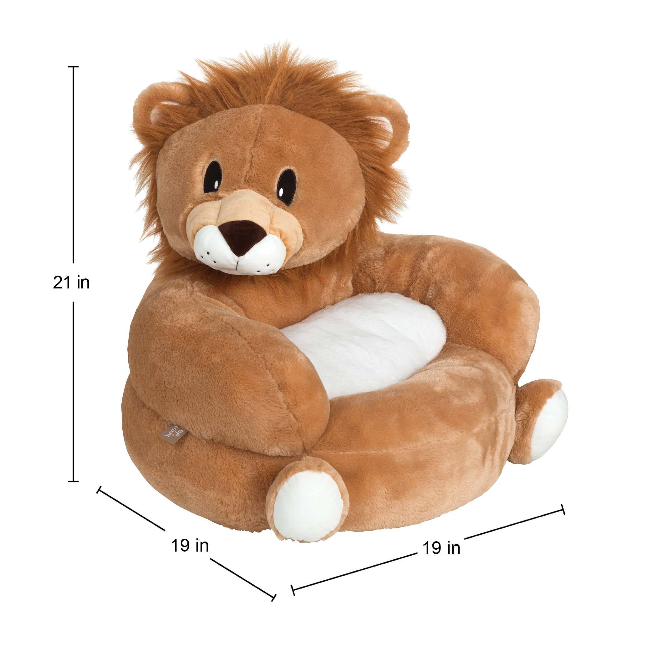 Trend Lab Toddler Plush Tan Lion Character Chair Walmart