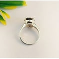thumbnail image 6 of Smokey Quartz Thanks Ring-Big Smoky Stone Cocktail Ring-Solitaire Statement Ring-925 Solid Sterling Silver Jewelry Handmade Ring-Ring, 6 of 11