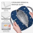 thumbnail image 3 of Fotbe Lighthouses and Anchors Bolsa de Almuerzo con Estampado, Lonchera Aislada, Contenedor de Comida Reutilizable Tipo Cooler a Prueba de Fugas, 3 of 6