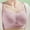 Pink, variant on Women's Wireless Bras No Underwire Soft Support Lightly Lined Breathable Mesh Lace Bralettes Full Coverage Everyday Bras Comfort Wirefree Minimizer Bras