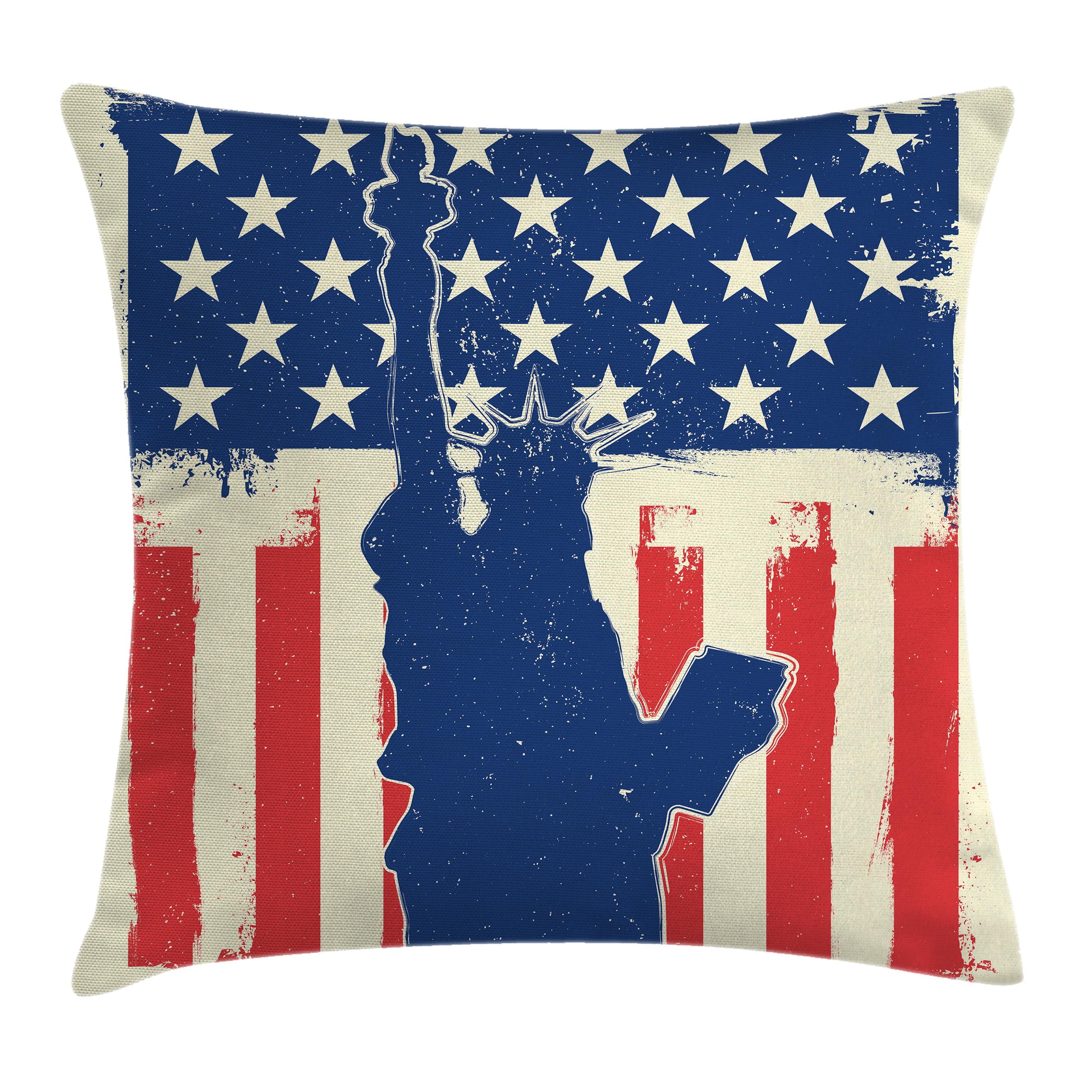 4th of July Decor Throw Pillow Cushion Cover, Independence Day Design