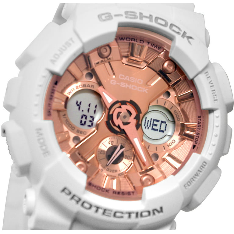 Casio G-Shock Women's Shock Resistant 200 Water Watch, ( Model GMA-S120MF-7A2CR) - Walmart.com