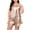 Beige, variant on Lopecy-Sta Womens Summer Pajamas Gift for Women Pajama Sets for Women 2 Piece Silk Sleepwear Satin Cami Pj Shorts Set Soft Nightwear