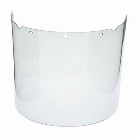 MSA 8" X 17" X 0.098" Clear Proprionate Chmcl Splash Visor For V-Gard System Frames