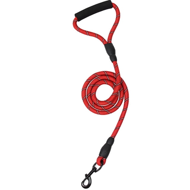 Dog Rope Leash Wear-resistant Nylon Reflective Puppy Leash Cat Training Leash