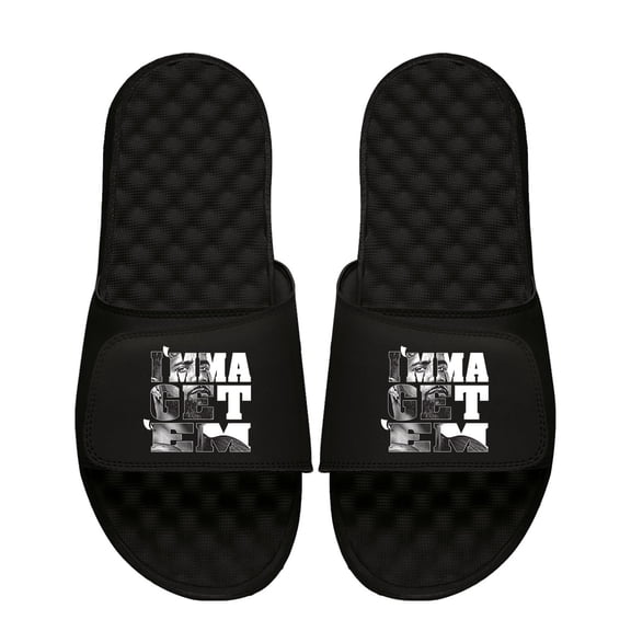 Unisex ISlide Black Jey Uso I'mma Get 'Em Slide Sandals