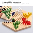 thumbnail image 3 of Chinese Checkers Set,  Chinese Checkers Game Play Logic Thinking Development with Chess Pieces for Home Travel Trip Camping, 3 of 7